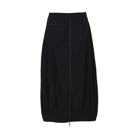 Ever Sassy Women's Black Midi Skirt Size L One Pocket NWT - Picture 1 of 4